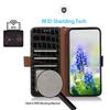 For iPhone 16e Case Crocodile Texture Genuine Cow Leather Phone Wallet Cover