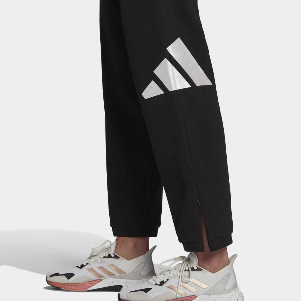 Adidas Logo Knit Track Pants Women Bottoms Black HI1202