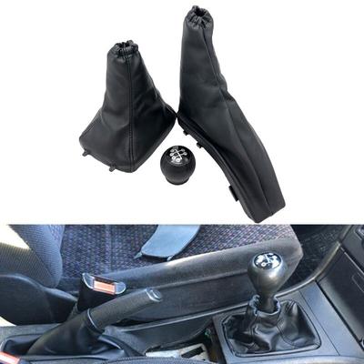 Gear Shift Knob With Gaiter Boot Cover Handbrake Case Cars Accessories For Opel Vauxhall Astra II G Zafira A 1998-2010