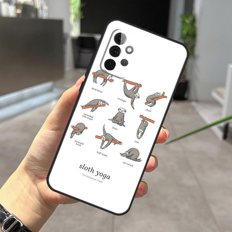 Skeleton Yoga Case For Samsung Galaxy A52 A32 A12 A56 A36 A54 A34 A14 A05 A16 A26 A13 A33 A53 A15 A35 A55