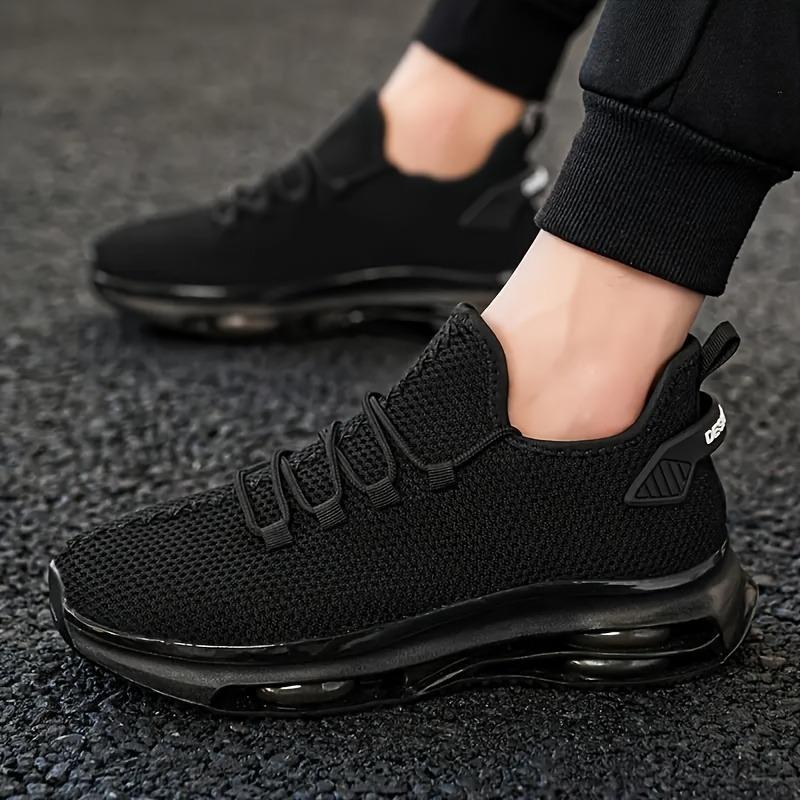 Herren Sport Laufschuhe Schwarz Joggingschuhe Casual Sportschuhe Braun Outdoor Atmungsaktives Mesh Leicht Stoßdämpfend Tennis