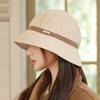 Casual Versatile Corduroy Fisherman Hat Retro Thermal Basin Hat Big Head Circumference Showing Small Face