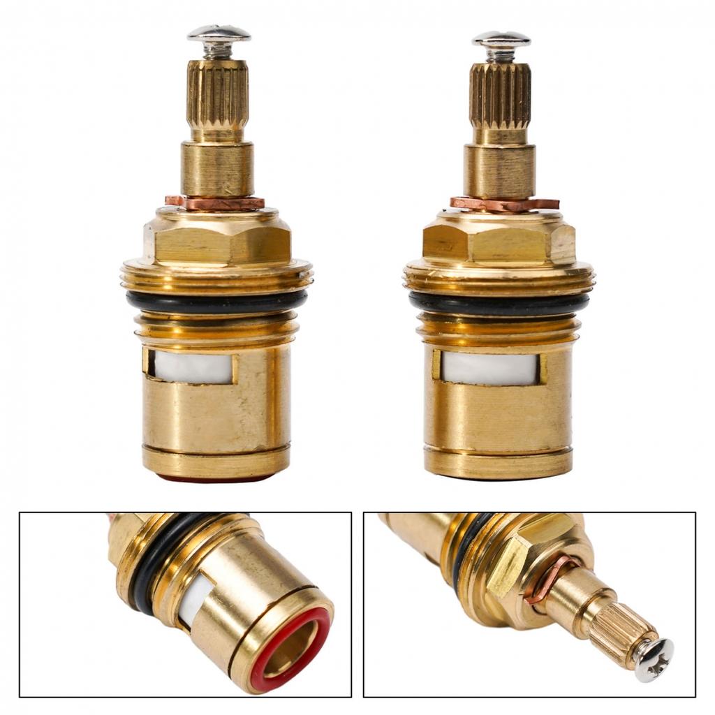 Replacement Tap Valves Brass Ceramic Disc Cartridge Inner Faucet Valve