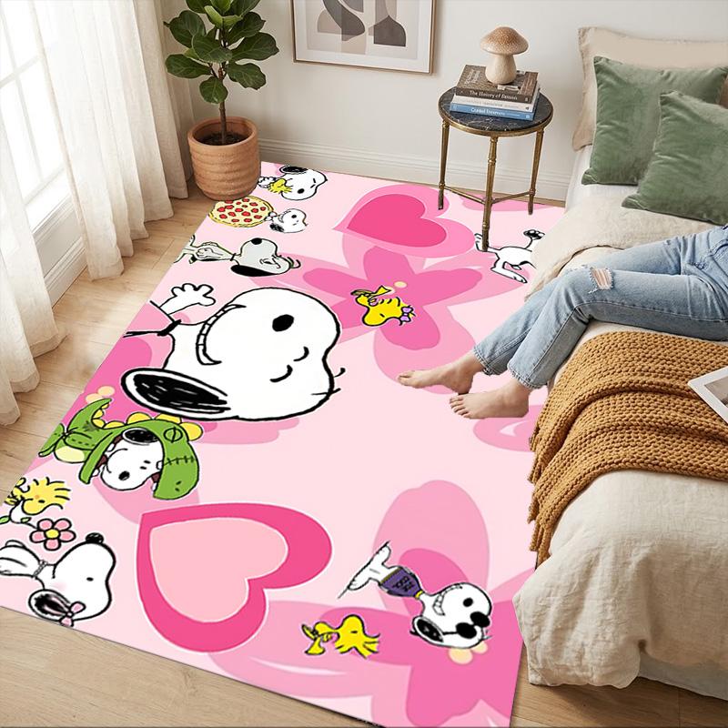 Peanuts Love Living Room Nonslip Area Rug Soft Carpet For Bedroom Game Playroom Sofa Office Home Decor Doormat Christmas Gift C926730