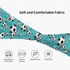 Soccer Print Pattern Sports Headbands Men Women Moisture Wicking Sweatbands for Fitness Running Cycling Yoga Football Exercise