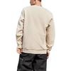 Li Ning Sports Fashion Series Logo Fleece Loose Round Neck Pullover Sweatshirt Men Sweatshirt Oyster-Gray AWDPD19-8