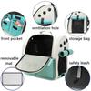 Pet Backpack Portable Cat and Small Dogs Outdoor Carrier Foldable Ventilated Design Large Cat Dog Backpack Carrier Bag