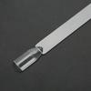 100Pcs Celsius Bag Fan False Nail Tip Stick   Manicure Polish Gel Display Practice Tools(White)