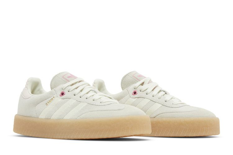 Women's Sneakers adidas Sambae Ivory Pink Fusion (Women's) Ivory/Ivory/Pink Fusion