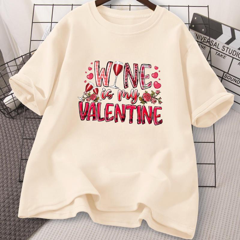 Wine Valentine Thermal Patches Creative Clothes Stickers Hoodies Diy T-Shirt Parches Ropa Heat Press Appliqued Iron-On Patch