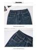 Women's High-Waist Micro-Flare Jeans: Slimming, Double-Breasted, Comfortable Fit for Spring & Autumn
