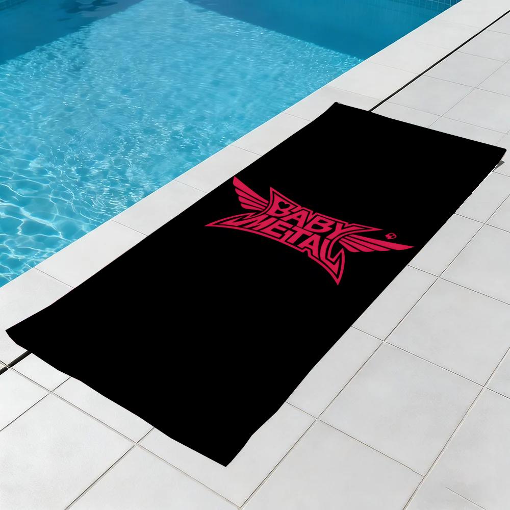 B-Babymetal Towel Microfiber Beach Towel, Quick-Dry, Sand-Free, Ultra-Fine Fiber, Super Soft.