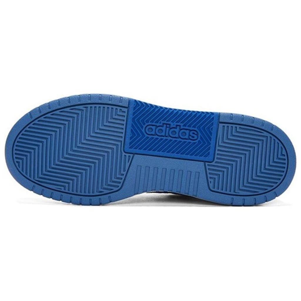 Adidas Neo Entrap Synthetic Leather, Split Cow Leather Low top Skateboard Shoes Unisex White Blue HR1931