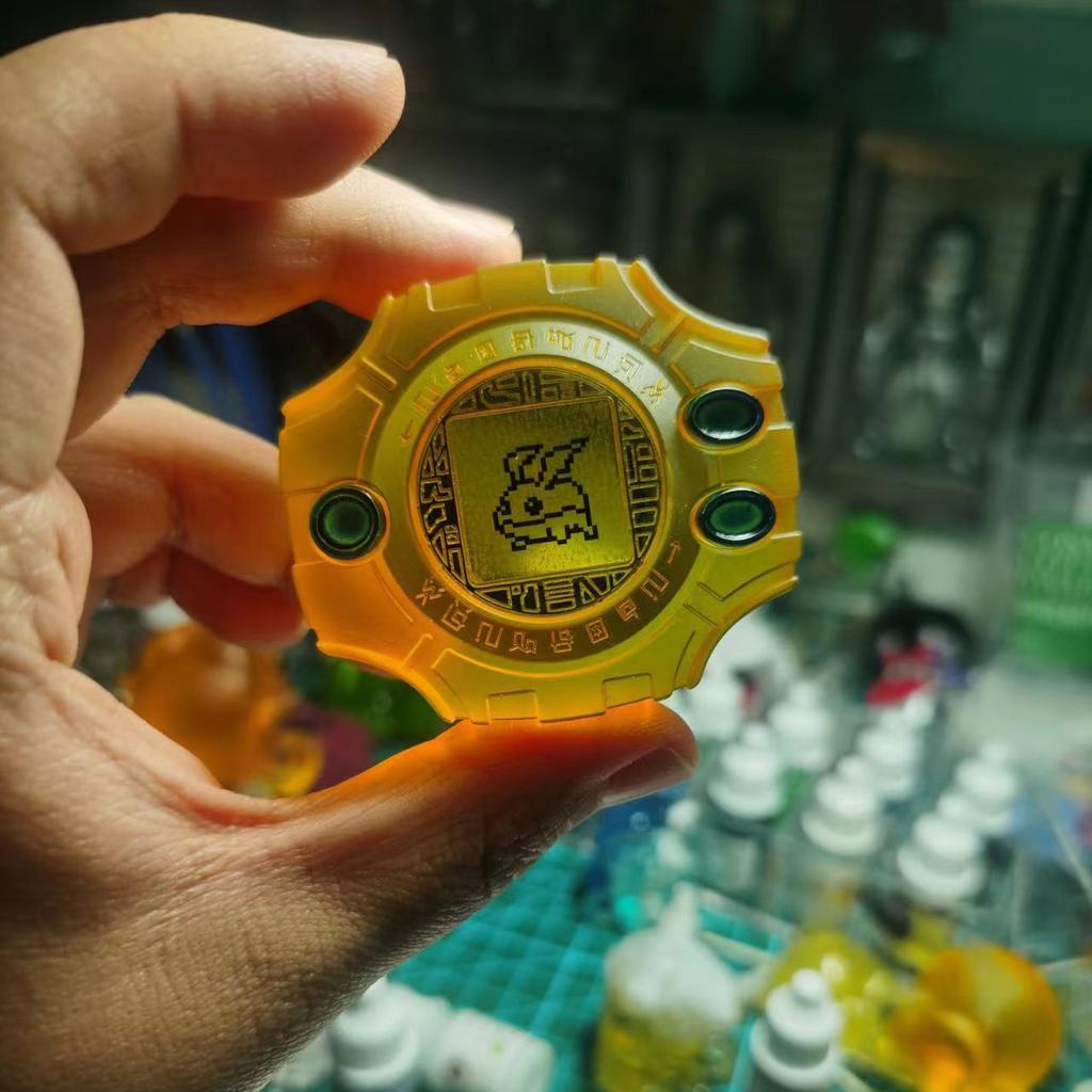 Digimon Digivice Agumon Garurumon Agumon Garurumon Mochimon Greymon Evolver Transparent Soft Glue Figure Model Toys