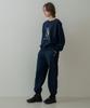 Wioi Wioe Logo Sweat Pants_Navy