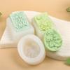 Square Butterfly Flower Silicone Soap Mold DIY Embossed Chrysanthemum Orchid Dragonfly Butterfly Patterns Soap Home Decor Gift