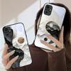 Snow Mountain Cluster For Redmi Note 8 9 9S 12S 10 Pro 11 12 13 Pro+ 14 Pro K60 Ultra 13C 14C A3 12 13 Black Glass Phone Case