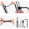 16Pcs Self Centering Drill Bit Set with 1 Hex Key for Woodworking Window Door Hinges 16Pcs