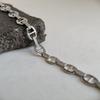 Silver Bracelet with Cubic Zirconia, Product Weight 7.93 G (2182801)