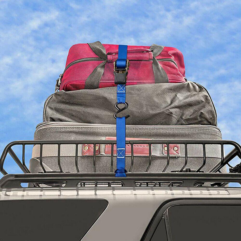 6Pcs Soft Loop Ratchet Tie Down Straps with 4500 LB Breaking Capacity for Motorcycle and Off Road Motorbike Tie Down China Mainland