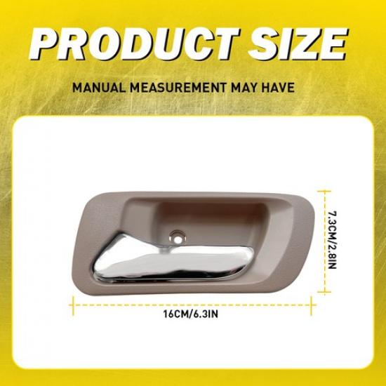 Interior Door Handle For 1998-2002 Honda Accord Set of 2 Rear Left Right LH&RH