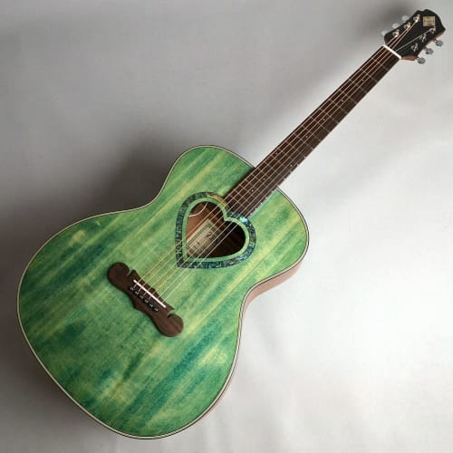 Zemaitis CAG-100HS-E Acoustic-Electric Guitar, Forest Green