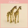 Copper Giraffe Figurine Decorative Accessory For Home Office Or Gift Giving