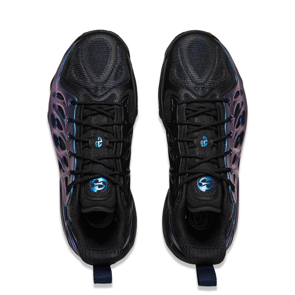Li Ning BadFive Chase 2 SUPER Niedrig geschnittene Basketballschuhe Herren Schwarz ABFW013-6