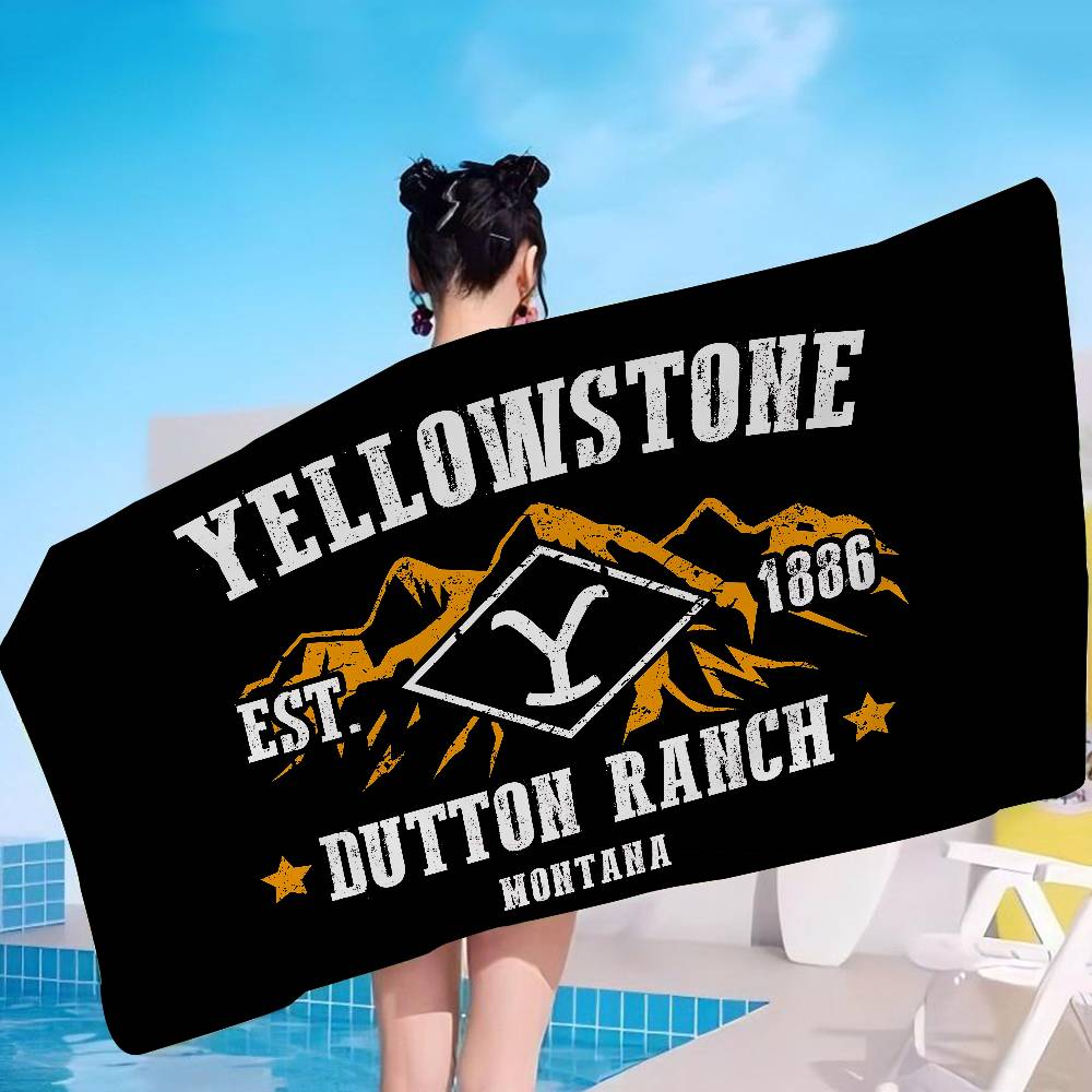 Yellowstone Microfiber Beach Towel Absorbent Quick dry Soft Yoga Swimming Resort Mountain Climbing Towel