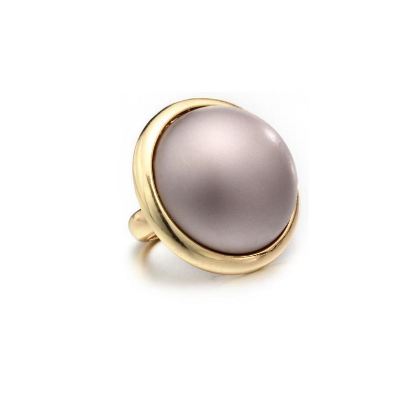 

Small Square Towel Button Design Simple Mantou Big Pearl Silk Scarf Versatile Temperament Long Ring кавовий
