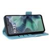 For Motorola Moto G35 5G Case with Wrist Strap Litchi Texture PU Leather Wallet Phone Cover