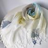 100% Linen Hit Color Plaid Women Winter Scarf High Quality Hijab Fashion Foulard Shawls Scarves 65x190cm
