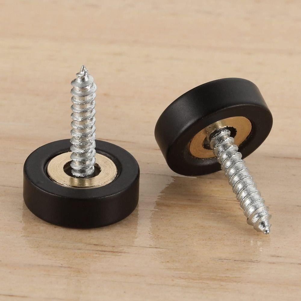 20Pcs Stainless Steel Screw Covers Caps Mirror Decorative Screws Caps Sign Shop Facilities