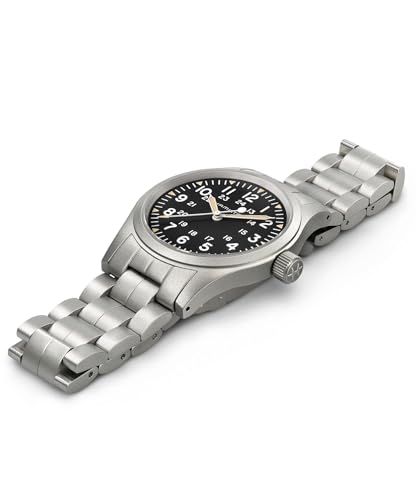 Hamilton Khaki Field Mechanical Hand-Wound Wristwatch Unisex H69439131 Genuine Guarantee