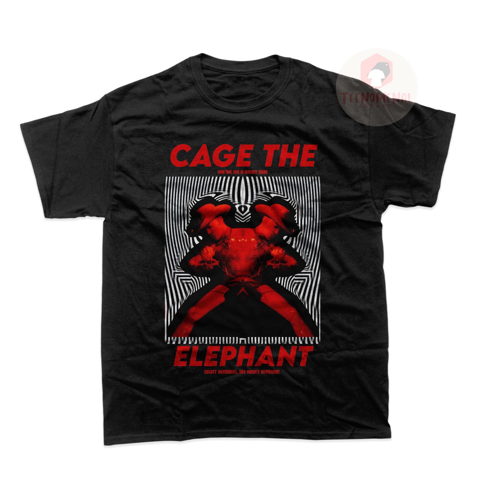 Cage The Elephant Unisex T-Shirt - Indie Music Band Tee - Cigarette Daydreams Album Merch - Gift for Rock Music Fans 2XL