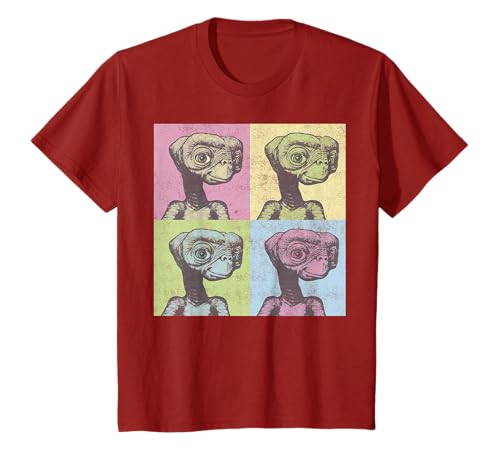 E.T. Antique Pastel Panel Box Portrait T-Shirt