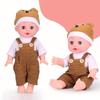 Reborn Baby Dolls Realistic Vinyl Body 13 inch Soft Baby Sleep Boy Girl with Clothing Gift Set for Ages 3years+