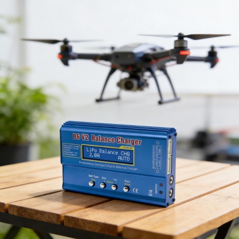 Advanced B6 V2 Digital Balance Charging Adapter For Drones Batteries Supports 4.35V LiHv And 20 Memory Slot for Remote Hobbies