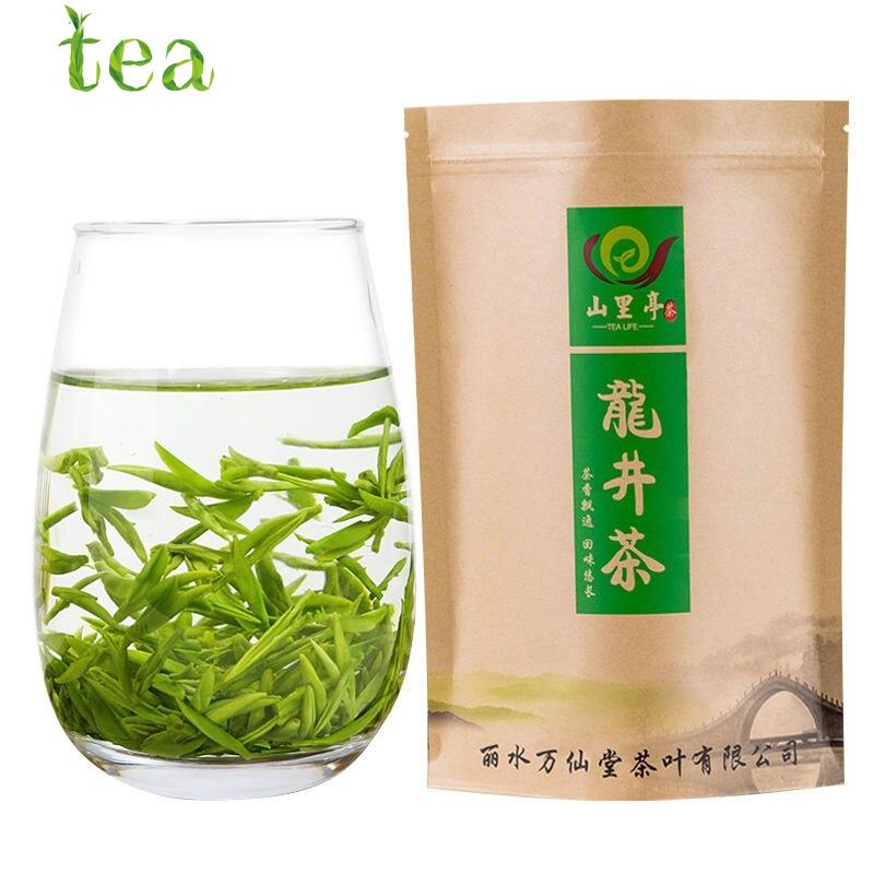 

Зеленый чай Dragon Well 2023 типа Лучжоу листовой Dragonwell с ароматом бобов 250г