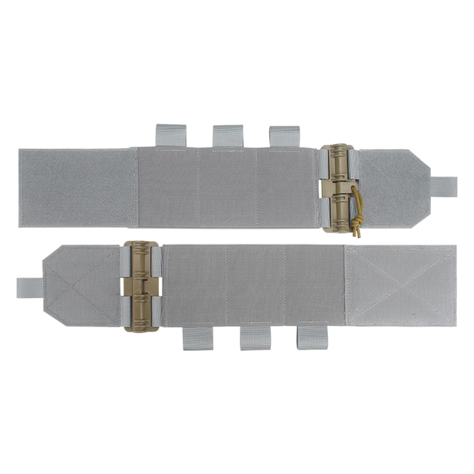 Quick Release Buckle Set Molle Side Belt Cummerbund Tactical-Dismountable Buckle Set Molle Removal Buckles for JPC-CPC серый