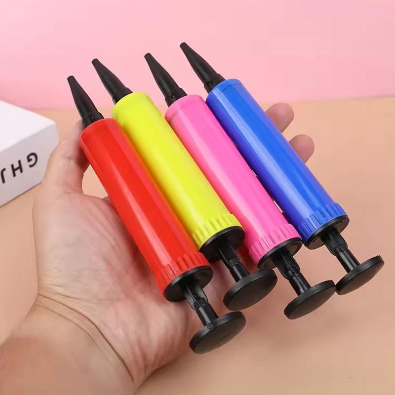 3/6PCS Colorful Balloon Pump Handheld Balloon Inflator Suitable for Wedding Birthday Party Decorative Balloon Inflating Tool ZYF