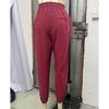 Neue Mode High Waist Schnürhose Damen Einfarbig Temperament Slim Fit Locker Damen Hose Elegant Schlicht Büro Damen Cropped Hose 26484