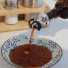 Tabletop Condiment Set with Solid Wood Base