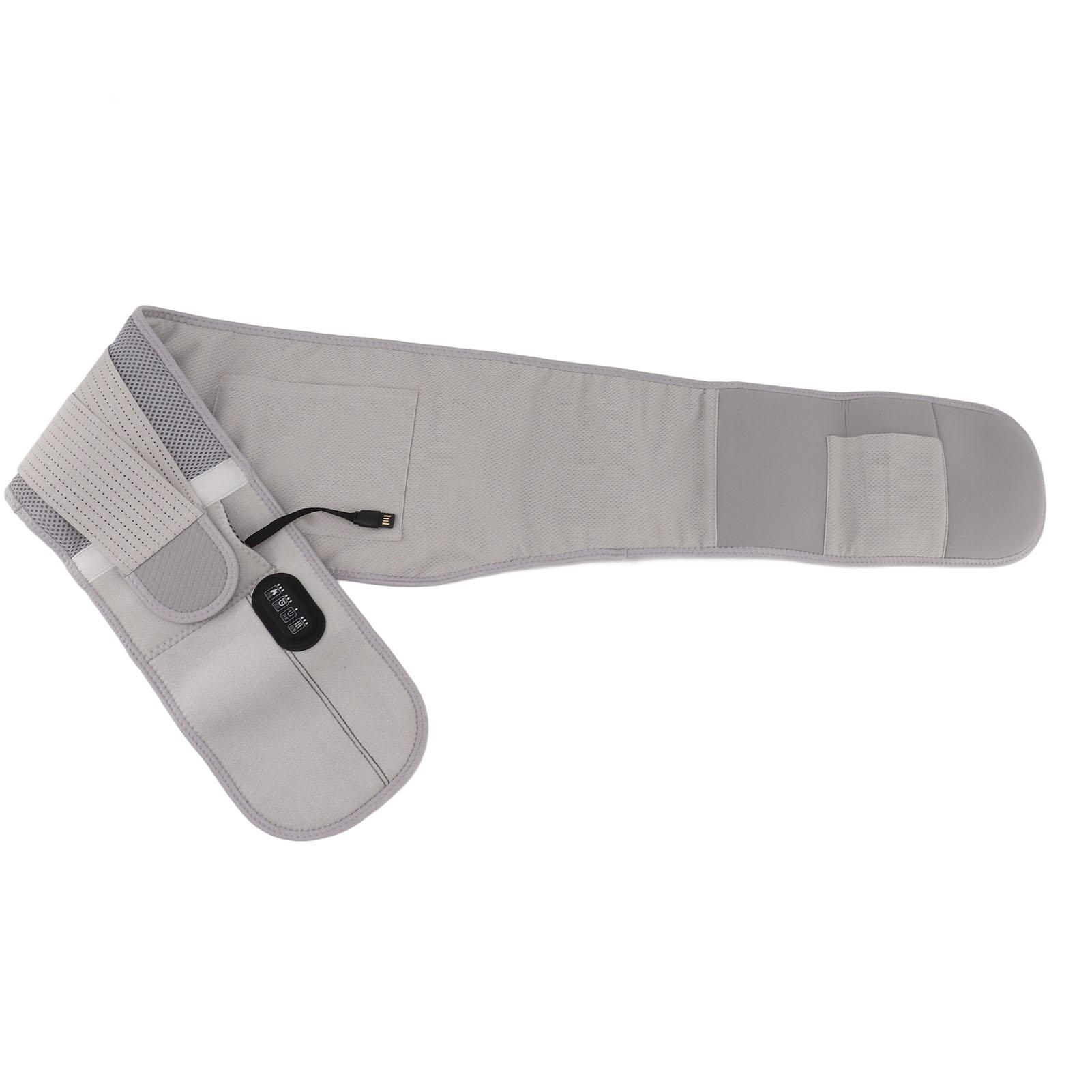 

Heating Massage Waist Belt 3 Gear Temperature Massage Force and Timing Vibration Massager for