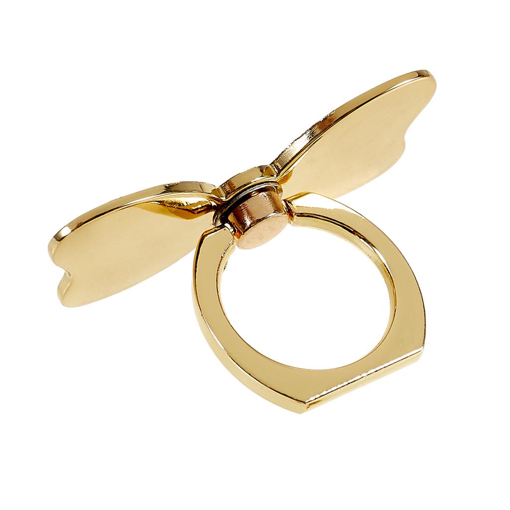 Cell Phone Ring Kickstand Butterfly Rotation Finger Kickstand Metal Ring Grip Compatible with Smartphone