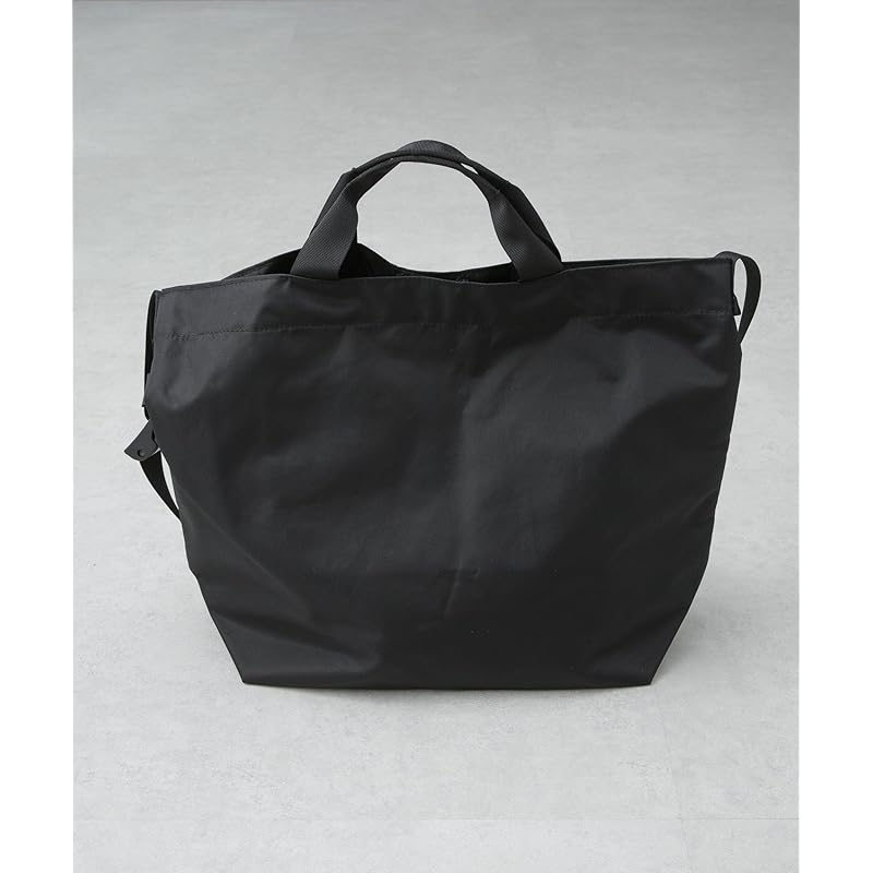[Nano Universe] tote bag Drifter/Special order NU POCKETS TOTE ladies F 010 black 671-5132070