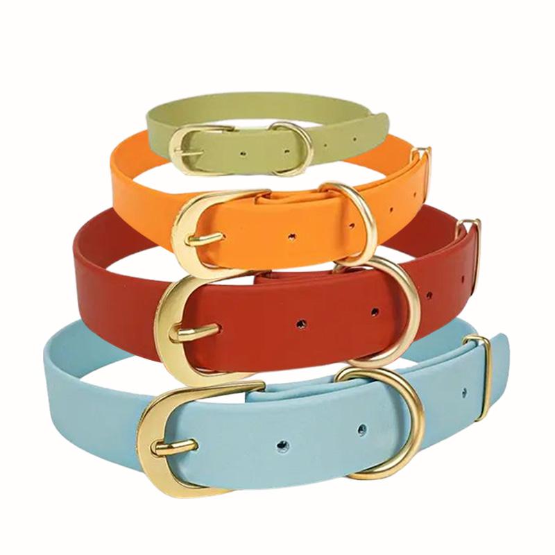 Waterproof Dog Collar,Quick Release Buckle,Odor-Proof Easy to Clean High Performance Fits Small Medium or Large Dogs