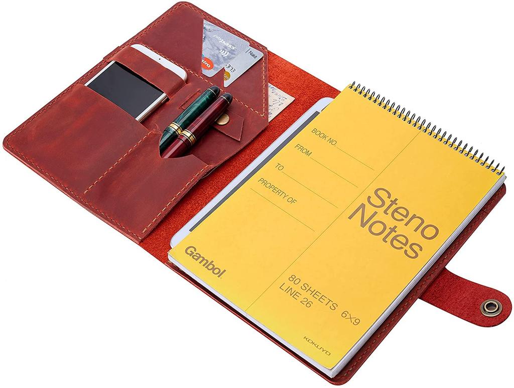 A5 Genuine Leather Planner 2025 Calendar Personalized Memo Card Business Office Promotion Gift Cover, Cover, Portfolio, Hand-Sewn, Notebook, Pad,