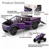 1:32 Pickup Model Toy Car Pull Back Doors Opened Off-Road Vehicle Alloy Die-Cast Rubber Tires Models Toys Home Decor Decoration