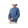 Puma Elevated Crewneck Fleece Solid Color Casual Pullover Long Sleeve Sweatshirt Men Sweatshirt Navy-Blue 674081-18